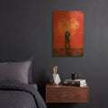 'Red Love' By Momart Gold Metal Wall Art