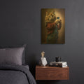 'Selfie' By Momart Gold Metal Wall Art