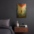 'Swing' By Momart Gold Metal Wall Art