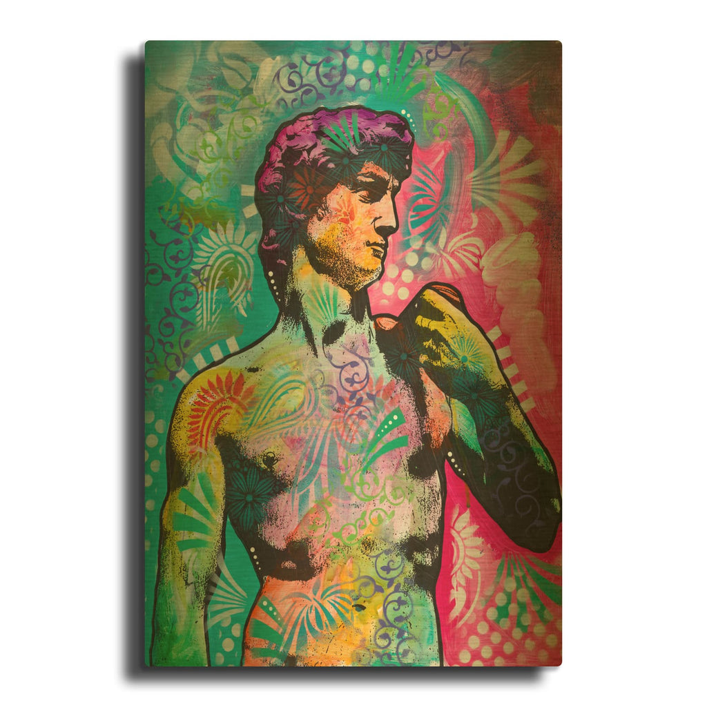 'David' By Dean Russo Gold Metal Wall Art