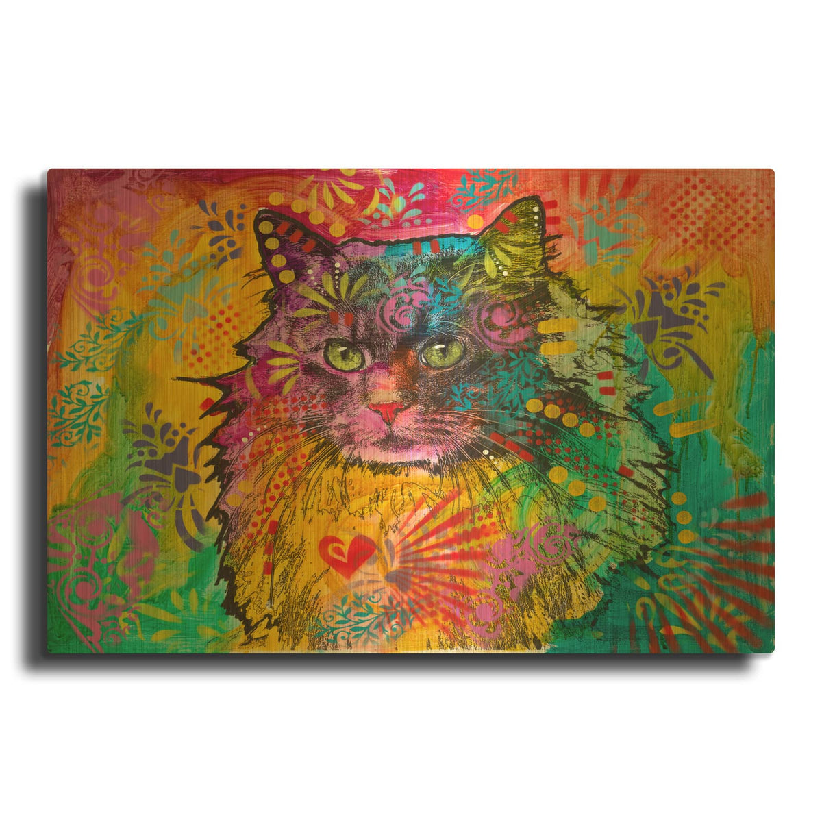 'Max Coon' By Dean Russo Gold Metal Wall Art
