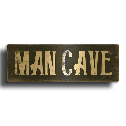 'Man Cave' By Cindy Jacobs Gold Metal Wall Art