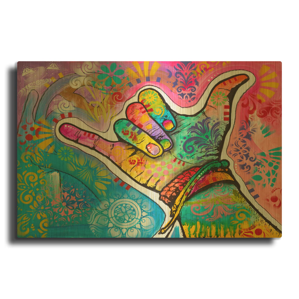 'Radical' By Dean Russo Gold Metal Wall Art