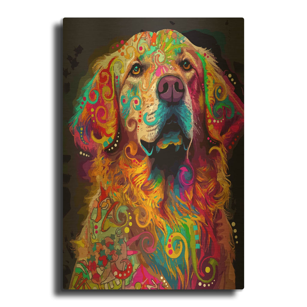 'The Gleaming Golden' By Dean Russo Gold Metal Wall Art