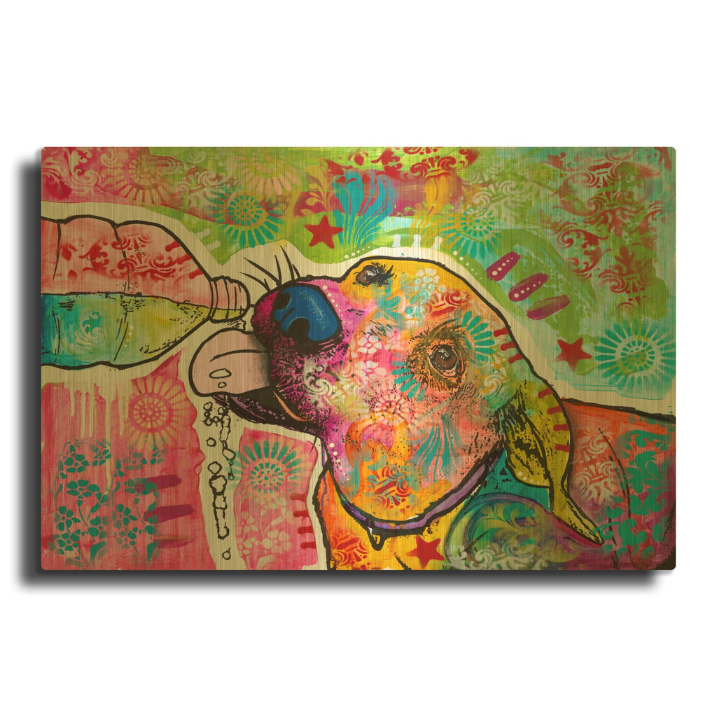 'Thirsty' By Dean Russo Gold Metal Wall Art