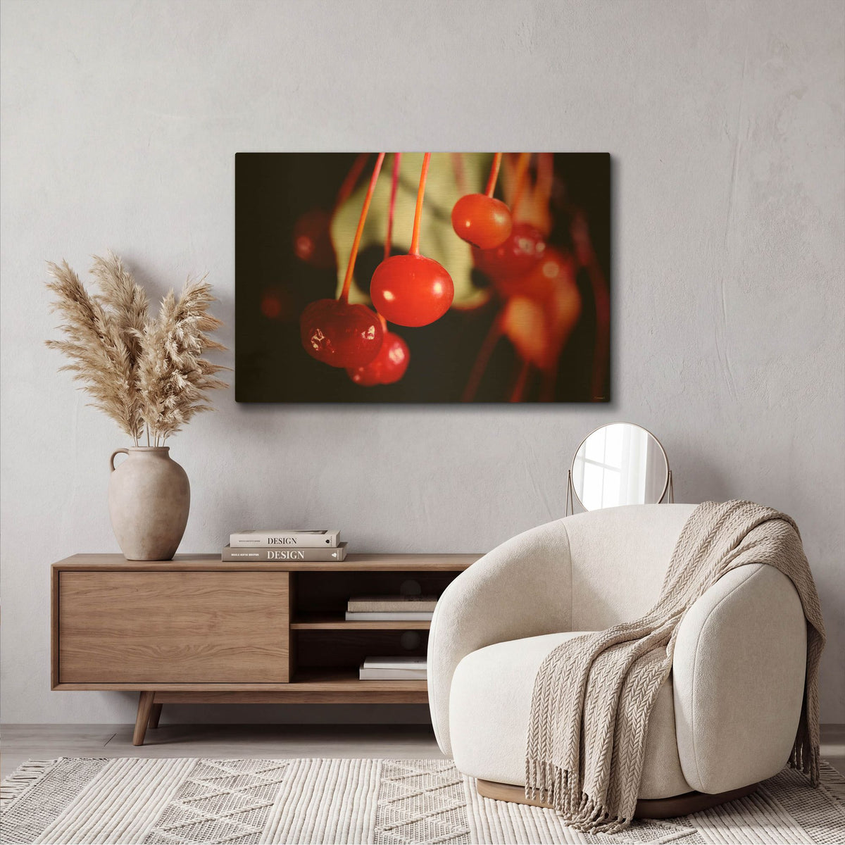 'Autumn 16' By Gordon Semmens Gold Metal Wall Art