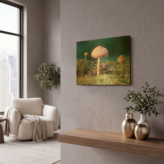 'Buffalo River 2023 01' By Gordon Semmens Gold Metal Wall Art