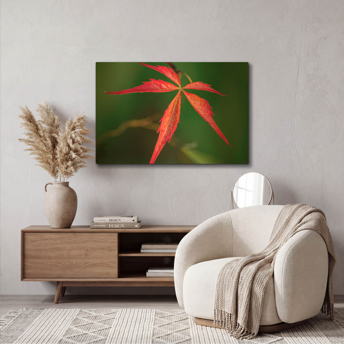 'Buffalo River 2023 03' By Gordon Semmens Gold Metal Wall Art