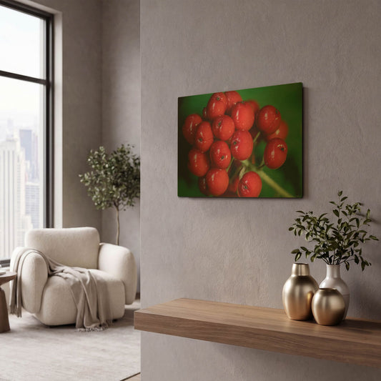 'Buffalo River 2023 04' By Gordon Semmens Gold Metal Wall Art