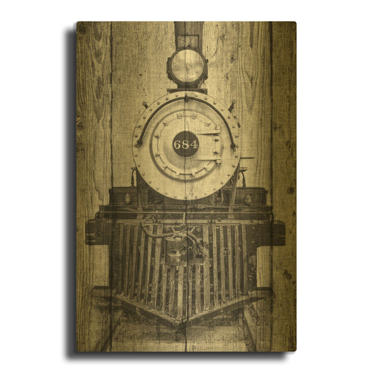 'Lost Farmstead On The Prairie 004' By Gordon Semmens Gold Metal Wall Art