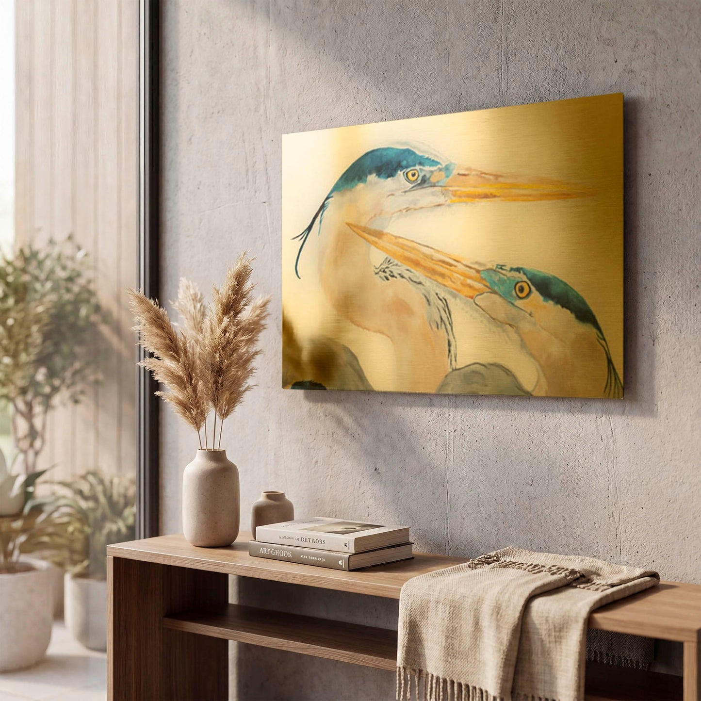 'The Dance' By Diane Fifer Gold Metal Wall Art