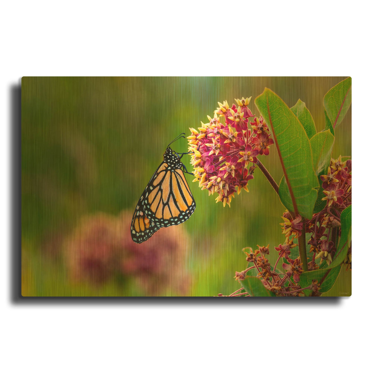 'Resting' By Gordon Semmens Gold Metal Wall Art