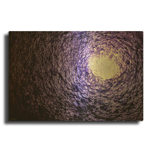 'Soap Suds 02' By Gordon Semmens Gold Metal Wall Art