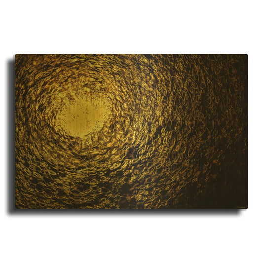'Soap Suds 03' By Gordon Semmens Gold Metal Wall Art
