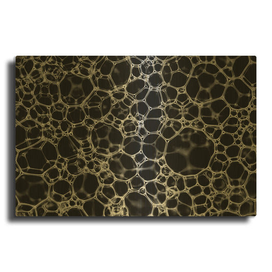 'Soap Suds 12' By Gordon Semmens Gold Metal Wall Art