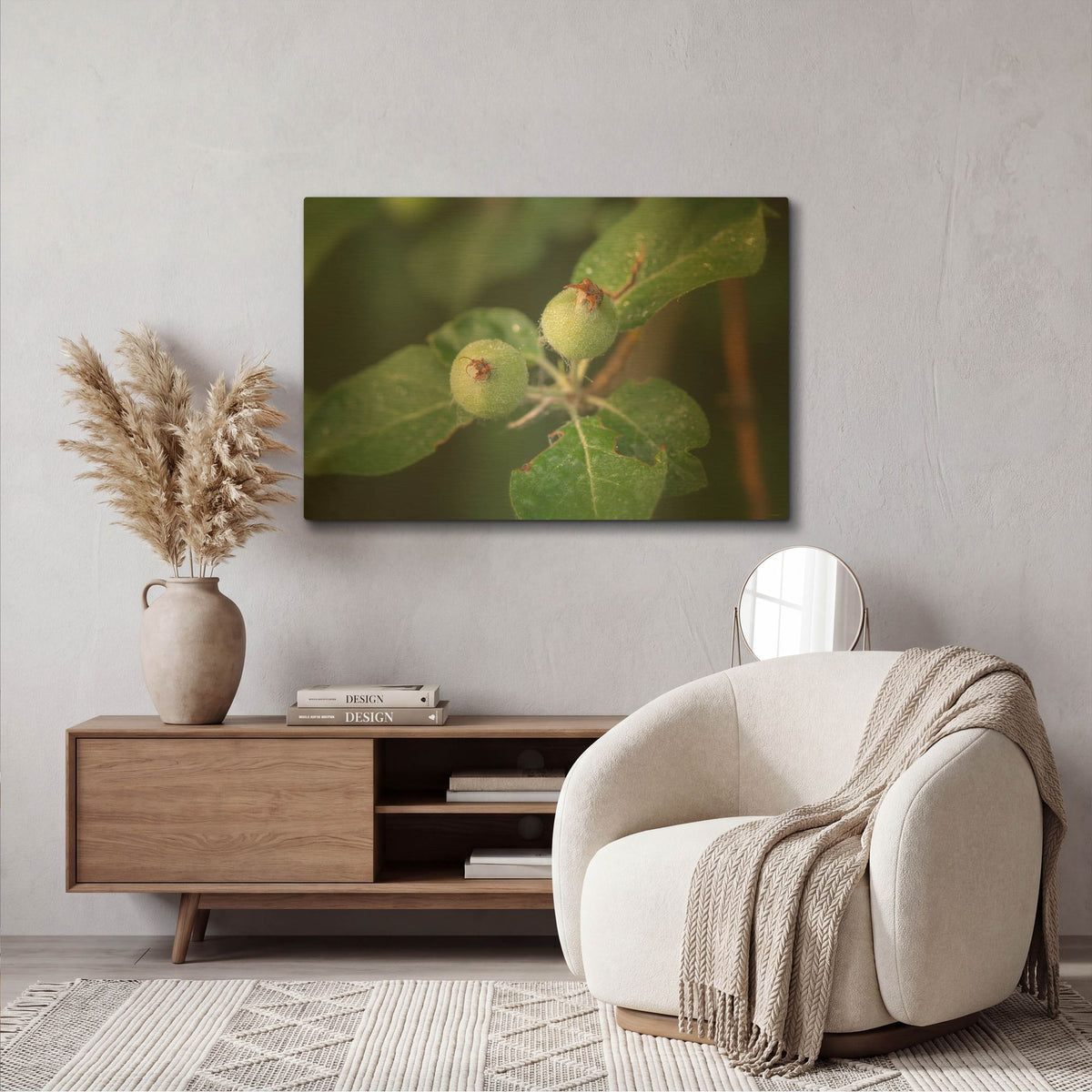 'Textures 19' By Gordon Semmens Gold Metal Wall Art
