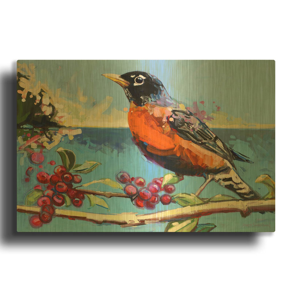 'Strengthening Light' By Adam Swanson Gold Metal Wall Art