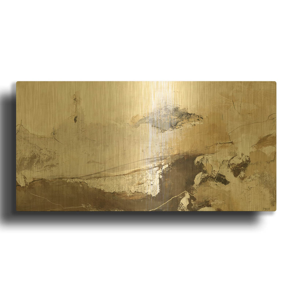 'Case of Clay' By Danielle Lauzon Gold Metal Wall Art