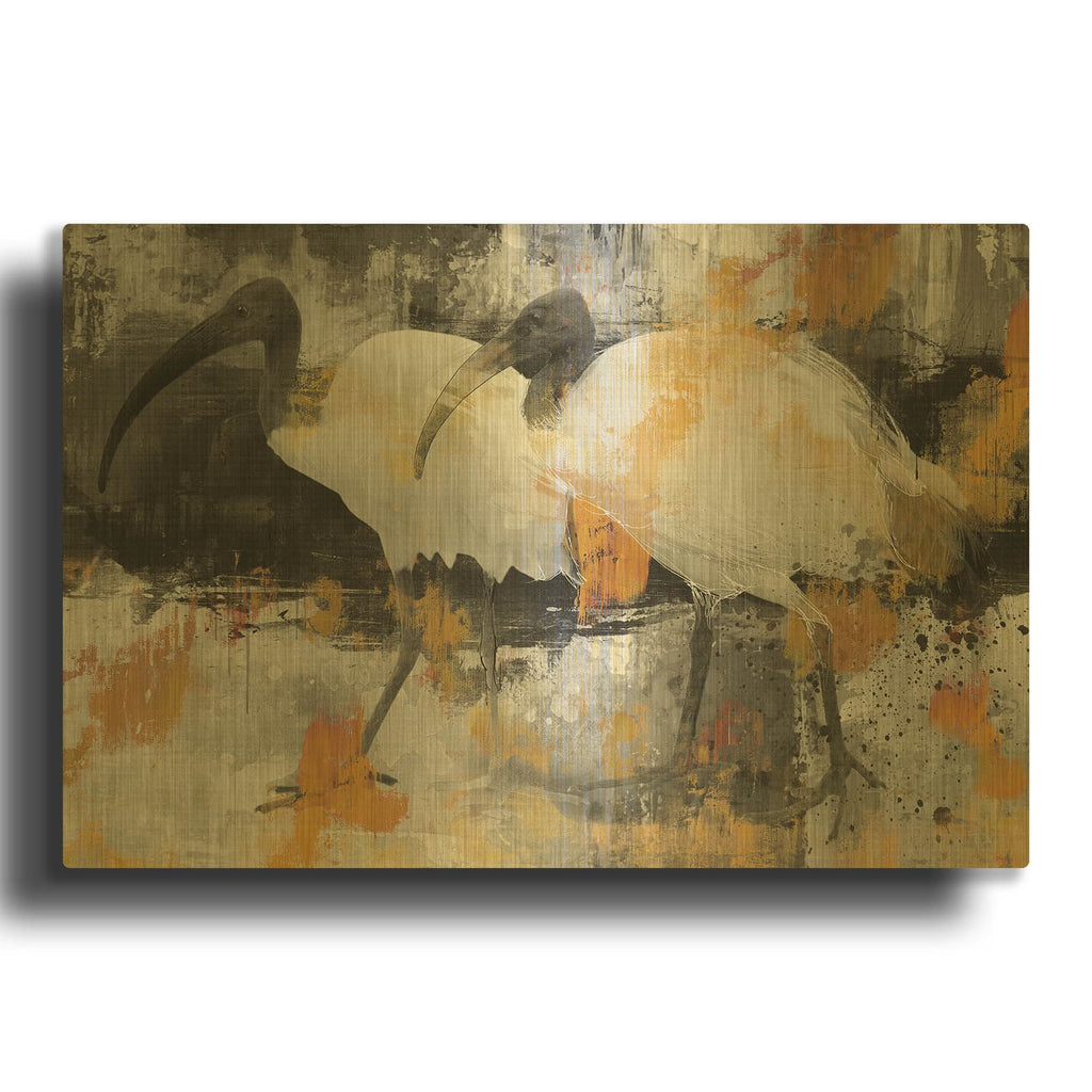 'In Step' By Design Fabrikken Gold Metal Wall Art