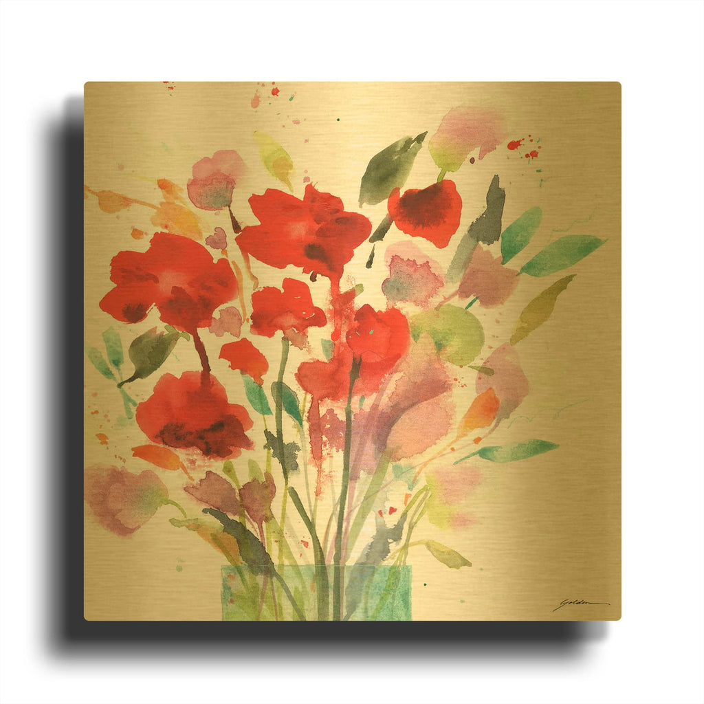 'Remembrance' By Design Fabrikken Gold Metal Wall Art