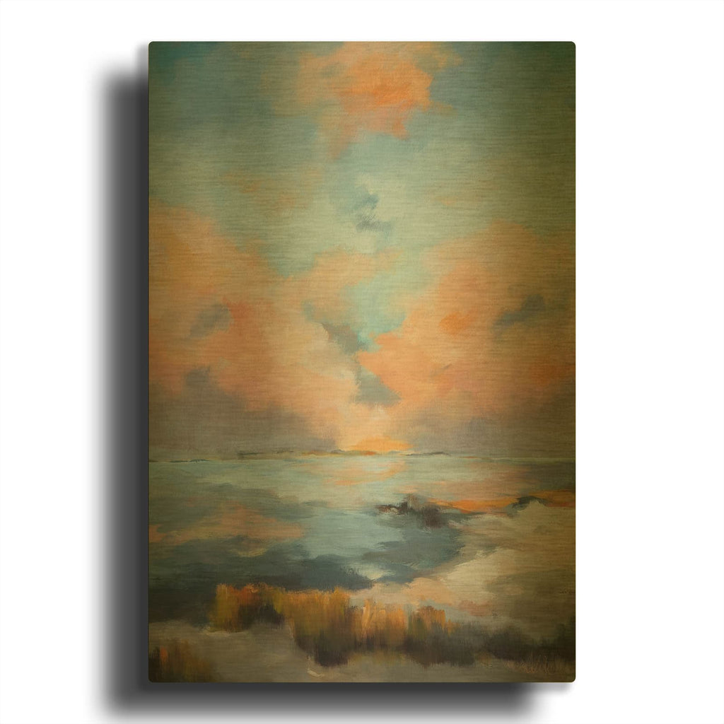 'The World' By Porter Hastings Gold Metal Wall Art