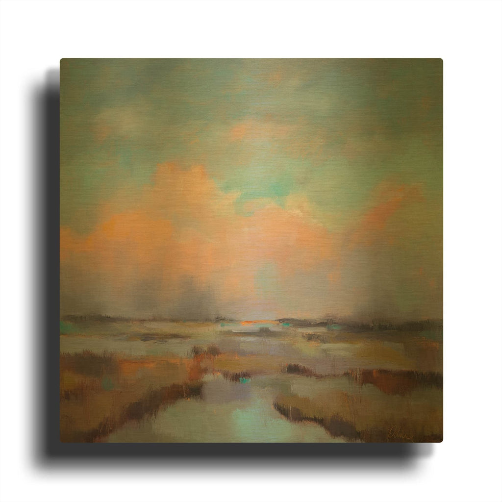 'There Was A Change In The Air' By Odile Gold Metal Wall Art