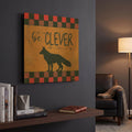 'Be Clever' By Britt Hallowell Gold Metal Wall Art