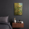 'Ancient Travelers' By Carol Cavalaris Gold Metal Wall Art