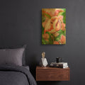 'Blooming In Paradise' By Carol Cavalaris Gold Metal Wall Art