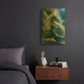 'Dance Of The Dolphins' By Carol Cavalaris Gold Metal Wall Art