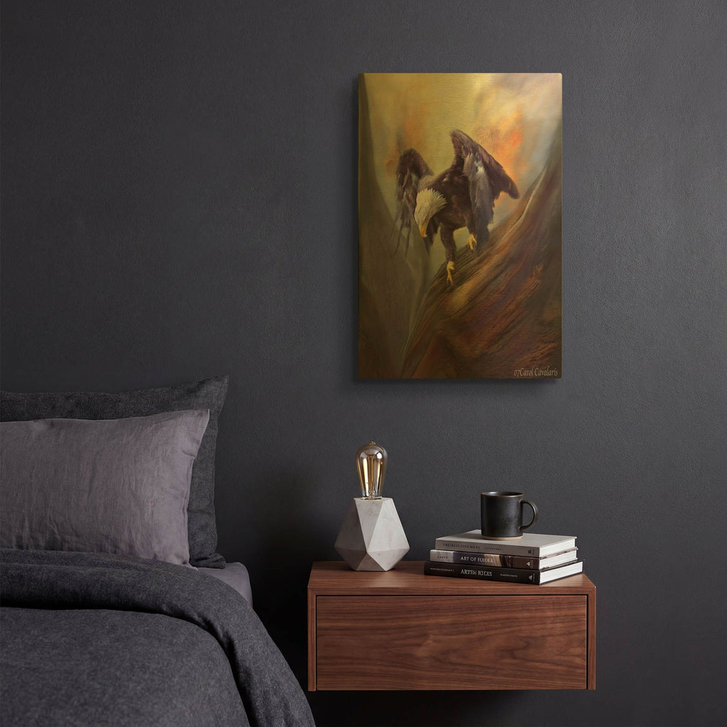 'Fearless' By Carol Cavalaris Gold Metal Wall Art