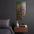 'Hydrangea Bouquet' By Carol Cavalaris Gold Metal Wall Art