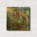 'Iguana - Spirit Of Contenment' By Carol Cavalaris Gold Metal Wall Art