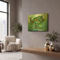 'Sea Turtle - Spirit Of Peace' By Carol Cavalaris Gold Metal Wall Art