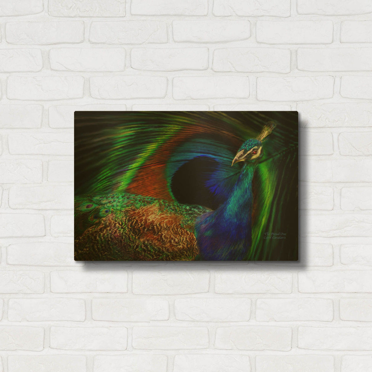 'The Proud One' By Carol Cavalaris Gold Metal Wall Art