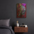 'Tulips - Colors Of Paradise' By Carol Cavalaris Gold Metal Wall Art