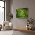 'Wild Seeds Spring' By Carol Cavalaris Gold Metal Wall Art
