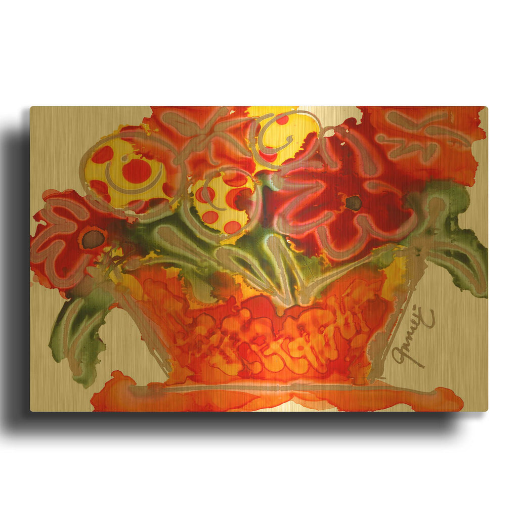 'You Bring Me Joy' By Lovitude Gold Metal Wall Art