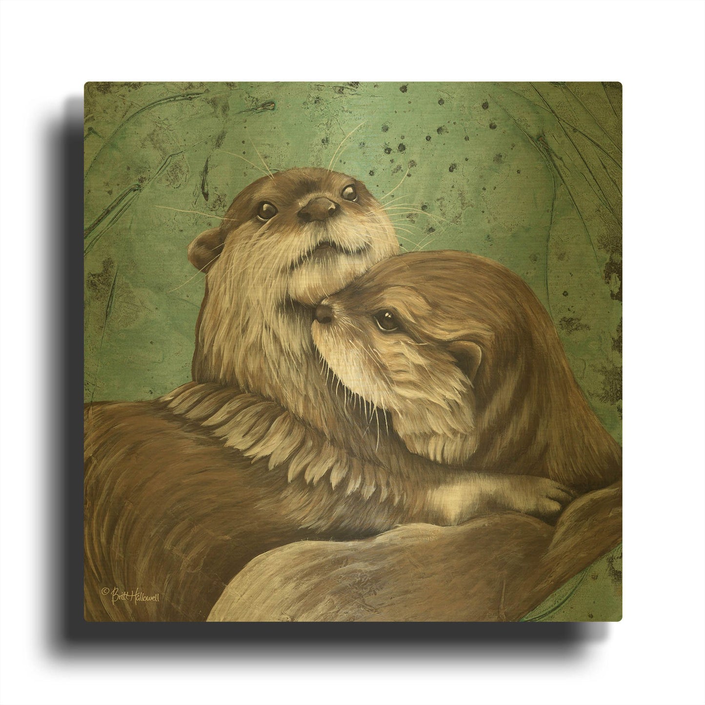 'Mischief and Mayhem' By Britt Hallowell Gold Metal Wall Art