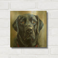 'Must Love Dogs Black Lab' By Lindsay Kivi Gold Metal Wall Art