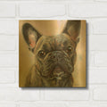 'Must Love Dogs French Bulldog' By Lindsay Kivi Gold Metal Wall Art