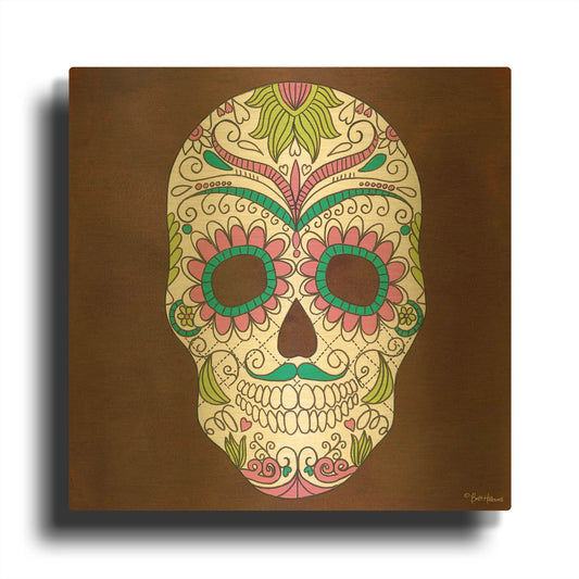 'Celebrating Life I' By Britt Hallowell Gold Metal Wall Art