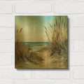 'Seascapes 2' By Lindsay Kivi Gold Metal Wall Art
