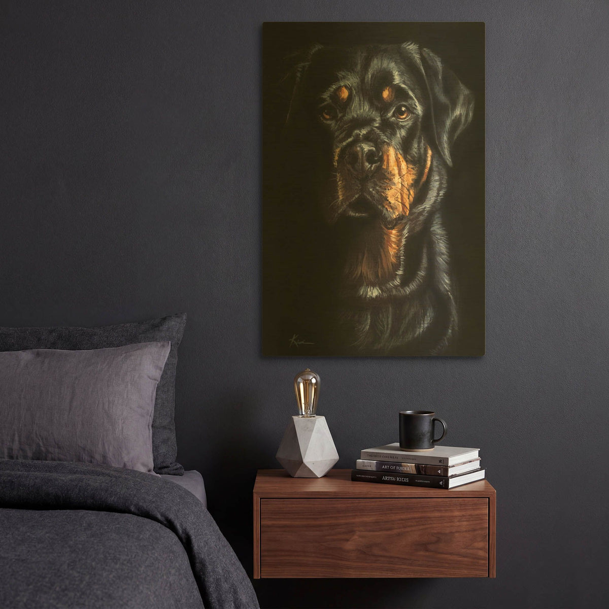 'Shadow Series 1' By Lindsay Kivi Gold Metal Wall Art