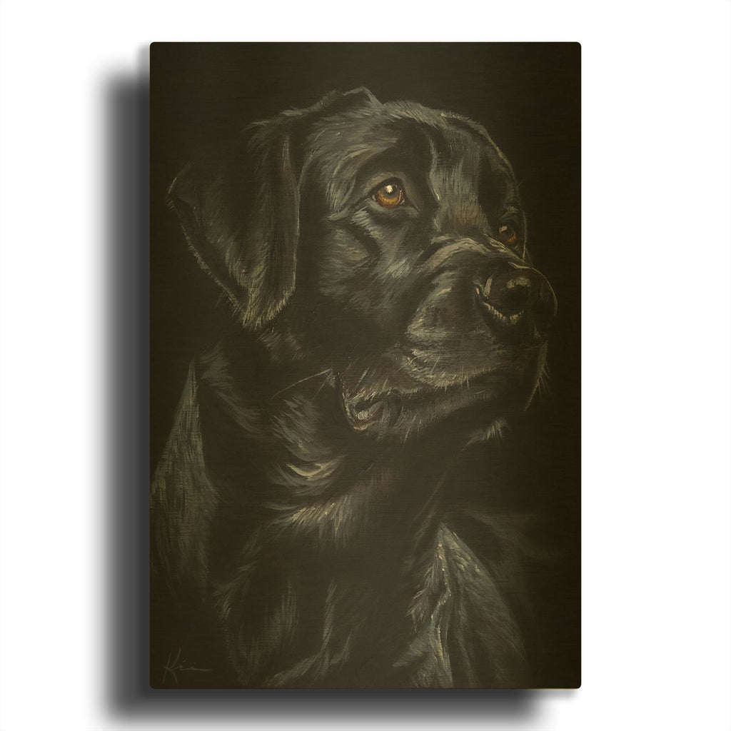 'Shadow Series 2' By Lindsay Kivi Gold Metal Wall Art