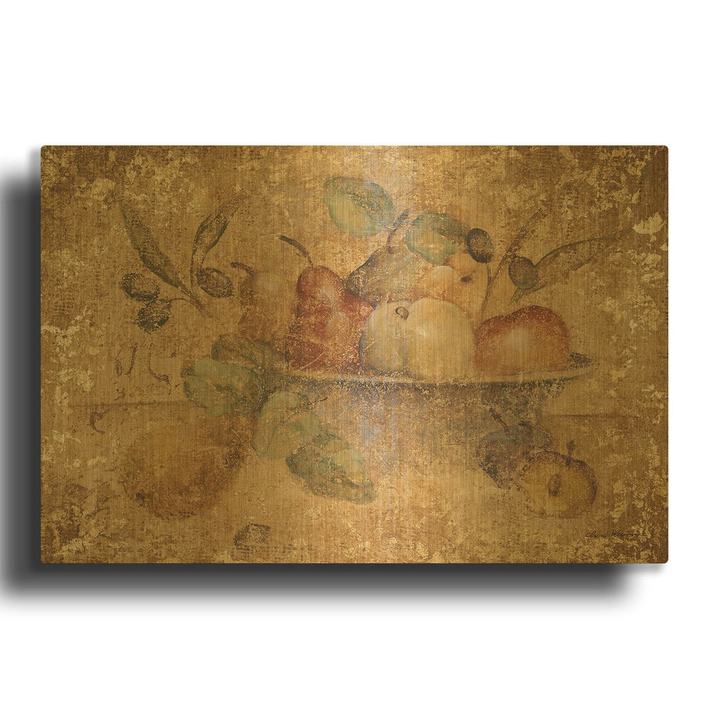 'Autumn Harvest' By Cheri Blum Gold Metal Wall Art