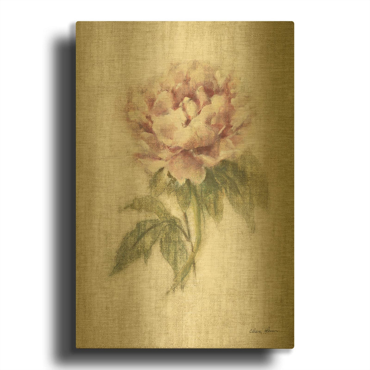 'Light And Airy 2' By Cheri Blum Gold Metal Wall Art