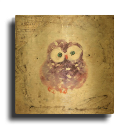 'The Wonder Years III' By Britt Hallowell Gold Metal Wall Art
