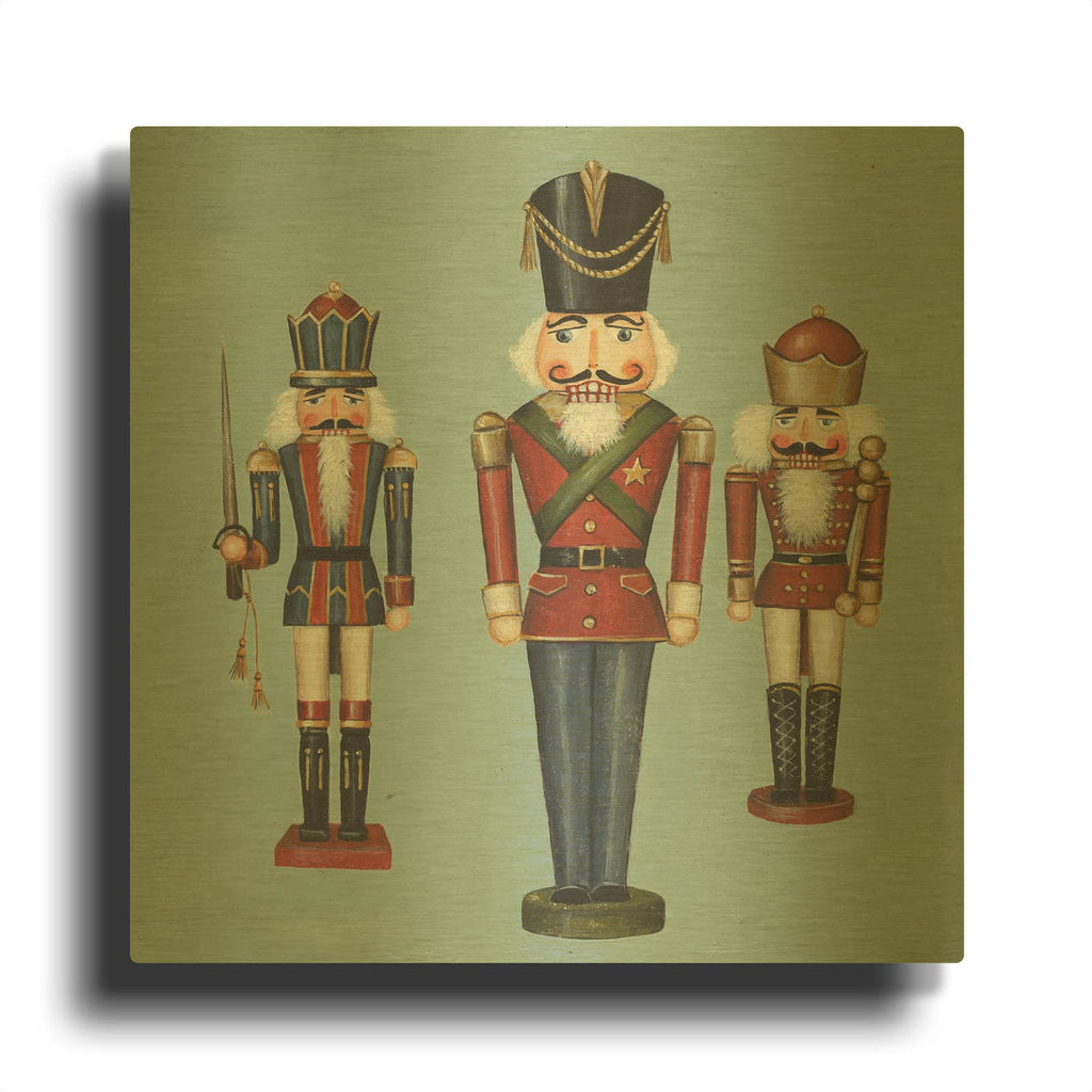 'Soldier Nutcrackers' By David Carter Brown Gold Metal Wall Art