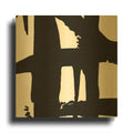 'Crossing Paths 1' By Sarah Adams Gold Metal Wall Art